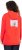 Ulla Popken Back Print Kangaroo Pocket Hoodie Hibiscus Red - Pulovere & hanorace - 