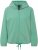 Ulla Popken Drawstring Hem Two-Tone Knit Hoodie Emerald Green - Pulovere & hanorace - 