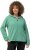 Ulla Popken Drawstring Hem Two-Tone Knit Hoodie Emerald Green - Pulovere & hanorace - 