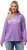 Ulla Popken City Name Graphic Hoodie Light Purple - Pulovere & hanorace - 