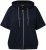 Ulla Popken Short Sleeve Zip-Up Hoodie Navy - Pulovere & hanorace - 