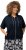 Ulla Popken Short Sleeve Zip-Up Hoodie Navy - Pulovere & hanorace - 