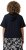 Ulla Popken Short Sleeve Zip-Up Hoodie Navy - Pulovere & hanorace - 