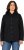 Ulla Popken Cable Knit Long Sleeve Hoodie Black - Pulovere & hanorace - 