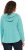 Ulla Popken Open Edged Long Sleeve V-Neck Hoodie Mint Green - Pulovere & hanorace - 