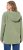 Ulla Popken Teddy Plush Long Sleeve Hoodie Sage Green - Pulovere & hanorace - 