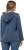 Ulla Popken Raw Hem Long Sleeve Hoodie Night Blue - Pulovere & hanorace - 