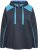 Ulla Popken Waffle Pique Contrast Color Hoodie Navy - Pulovere & hanorace - 