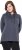 Ulla Popken Lettering GLOWING Hoodie Asphalt Grey - Tricouri imprimate pentru femei - 
