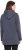 Ulla Popken Lettering GLOWING Hoodie Asphalt Grey - Tricouri imprimate pentru femei - 