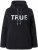 Ulla Popken TRUE Lettering Hoodie Black - Pulovere & hanorace - 