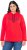 Ulla Popken TRUE Lettering Hoodie Neon Red - Pulovere & hanorace - 