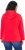 Ulla Popken TRUE Lettering Hoodie Neon Red - Pulovere & hanorace - 