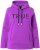 Ulla Popken TRUE Lettering Hoodie Neon Red - Pulovere & hanorace - 