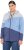 Ulla Popken Color Block Fleece-Lined Hoodie Atlantic Blue - Pulovere & hanorace - 