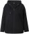 Ulla Popken Eyelet Embroidered Zip-Up Hoodie Black - Pulovere & hanorace - 