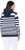 Ulla Popken Oversized Striped Long Sleeve Hoodie Ink Blue - Pulovere & hanorace - 