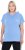 Ulla Popken Quick Drying Short Sleeve Hoodie Light Blue - Pulovere & hanorace - 