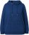 Ulla Popken Applique Lettering Hooded Sweatshirt Dark Blue - Pulovere & hanorace - 