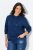Ulla Popken Applique Lettering Hooded Sweatshirt Dark Blue - Pulovere & hanorace - Bluze, Hanorace & Tricotaje Comode