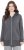 Ulla Popken Decorative Seam Zip-Up Hoodie Graphite Grey - Pulovere & hanorace - 