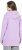 Ulla Popken Decorative Seam Zip-Up Hoodie Lavender - Pulovere & hanorace - 