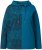 Ulla Popken Split Print LOVE Hoodie Teal - Pulovere & hanorace - 