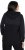 Ulla Popken Mixed Texture Button Down Hoodie Black - Pulovere & hanorace - 