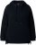 Ulla Popken Decorative Lace-Up Hoodie Black - Pulovere & hanorace - 
