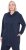 Ulla Popken Contrast Piping Zip-Up Hoodie Navy - Pulovere & hanorace - 