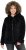 Ulla Popken Teddy Fleece Zip-Up Hoodie Black - Pulovere & hanorace - 