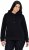 Ulla Popken Relaxed Fit Long Sleeve Hoodie Black - Pulovere & hanorace - 