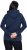 Ulla Popken Relaxed Fit Long Sleeve Hoodie Navy - Pulovere & hanorace - 