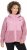 Ulla Popken Mixed Texture Hoodie Wildberry - Pulovere & hanorace - 