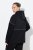 Ulla Popken Mix Fabric Reflective Trim Zip Hoodie Black - Pulovere & hanorace - Bluze, Hanorace & Tricotaje Comode