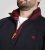 Duke Leicester Quarter Neck Fleece Sweatshirt Navy TALL - TALL pulovere - 