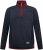 Duke Leicester Quarter Neck Fleece Sweatshirt Navy TALL - TALL pulovere - 