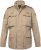 JP1880 Field Jacket with Badges Vintage Look Dark Beige - Geci - Geci Bărbați Mărimi Mari
