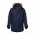 Men Plus Parka With Fur Hood Navy - Geci - Geci Bărbați Mărimi Mari