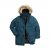 Men Plus Parka With Fur Hood Dark Green - Geci - Geci Bărbați Mărimi Mari