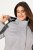 Ulla Popken HYPRAR Melange Softshell Jacket Grey Melange - Geci - Jachete de damă marimi mari