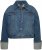 Ulla Popken Wide Cuff Denim Jacket Blue Denim - Geci - 