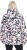 Ulla Popken HYPRAR Water-Repellent Allover Print Jacket Pale Beige - Geci - 