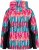 Ulla Popken HYPRAR Graphic Stripe Fully Lined Ski Jacket Teal - Geci - 