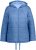 Ulla Popken Reversible Butterfly Print Fully Lined Quilted Jacket Blue Denim - Geci - 
