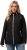 Ulla Popken Hyprar Quilt Mix Jacket Black - Geci - 
