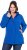 Ulla Popken HYPRAR Triple Function Longline Softshell Jacket Peacock Blue - Geci - 