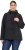 Ulla Popken HYPRAR Toggle Button Microfleece Lined Jacket Black - Geci - 