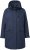 Ulla Popken HYPRAR Drawstring Waist Parka Navy - Geci - 
