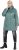 Ulla Popken HYPRAR Drawstring Waist Parka Grey Green - Geci - 